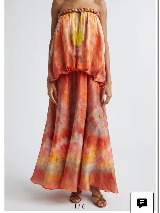 Zimmermann Dresses & Skirts - Zimmermann LUNA TWIST BANDEAU GOWN dress zimmermann size0 100%silk